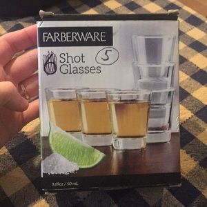 5 shot glasses